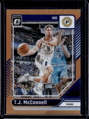 2024-25 Donruss Optic T.J. McConnell Orange #145/175 Pacers - Image 1 of 2