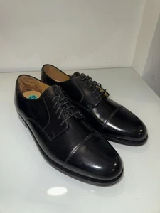 Cole Haan C02701 | schwarze Oxford-Schuhe mit Kappe 12D - Bild 1 von 9