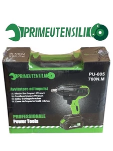 700NM Avvitatore a impulsi a Batteria 21V 2 Batterie Caricatore Valigetta 3 Bus - Imagen 1 de 2