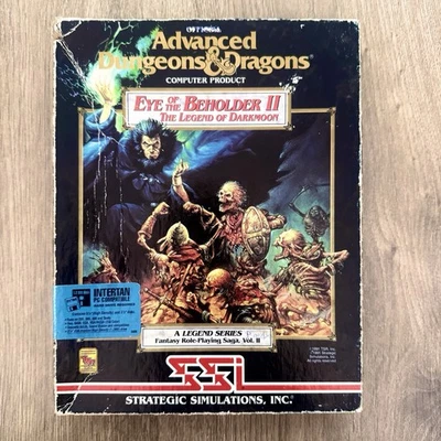 91 AD&D Eye of the Beholder II TSR B17 – Complete Maps Manual – Forgotten Realm - Image 1 of 4