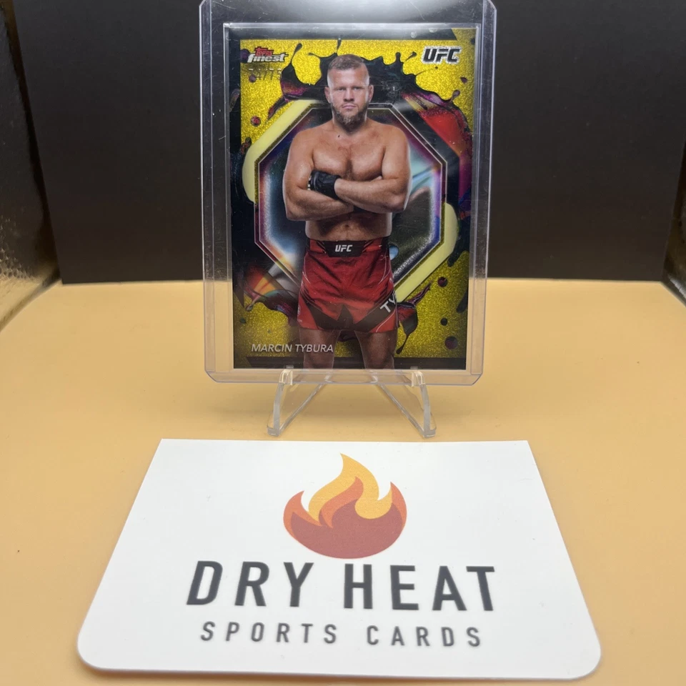 2024 Topps Finest Marcin Tybura /75 Gold Splatter UFC 🔥💎👊 - Image 1 of 4