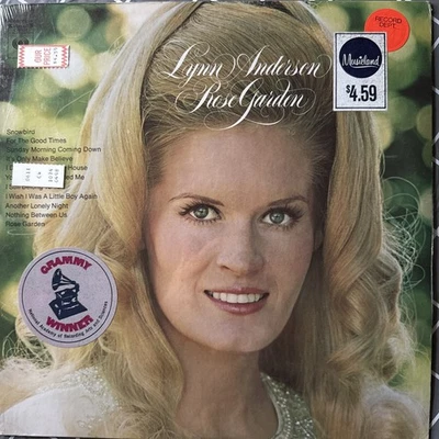 Sealed 1970 Lynn Anderson Rose Garden Grammy Hype Sticker COLUMBIA LP C 30411 - Image 1 of 4
