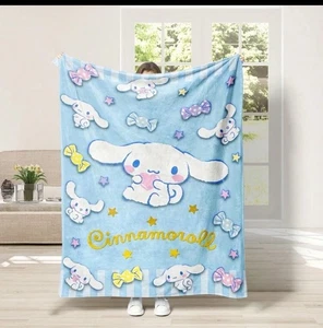 Sanrio 1pc Sanrio Cinnamoroll Cartoon Digital Print Flannel 28 Inches - Picture 1 of 2