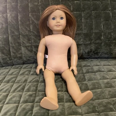 American Girl Emily Bennett Nude Historical Doll Red Hair Blue Eyes 1940’s 18” - Image 1 of 4