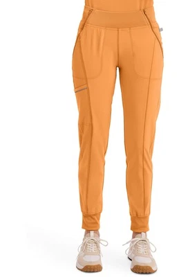 Orange Sunrise Cherokee Scrubs Infinity Tapered Leg Jogger Pant CK110A OSUN - Image 1 of 4