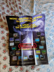 Now you're Playing with Power! ''GP-CAN'' [Poster] - Nintendo NES Nice Condition - Imagen 1 de 8