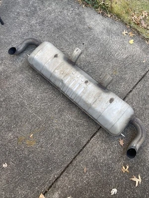 13-14 Mercedes X166 GL450 GL550 Dual Exhaust Muffler Mufflers Assembly OEM - Image 1 of 4