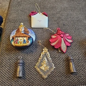 6 verschiedene Vintage Weihnachtsschmuck Nachlass Fund. - Bild 1 von 17