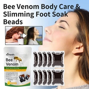 10X Bee Detox Shaping Cleansing Foot Soak Beads Body Slimming Detox |U.S M1Y2 - Picture 1 of 14