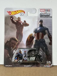 Librea 3D Hot Wheels Pop Culture Avengers difícil de encontrar - Imagen 1 de 4