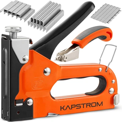 Set Premium Pistola Graffettatrice 5 in 1, Cucitrice Manuale per Carichi Pesanti - Immagine 1 di 4