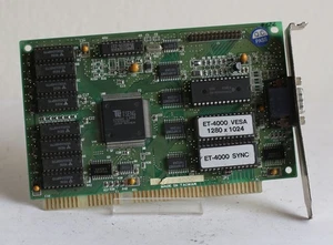 Tseng Labs ET4000AX Grafikkarte  - 1MB - ISA - Picture 1 of 3