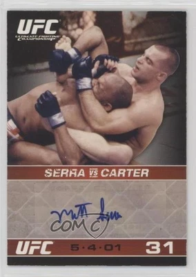 2009 Topps UFC Round 1 Auto Matt Serra #A-MS Rookie Auto RC - Image 1 of 2