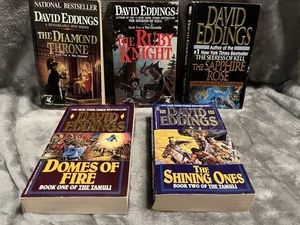 David Eddings Paperback Lot - The Elenium #1-3, The Tamuli #1-2 - Picture 1 of 11