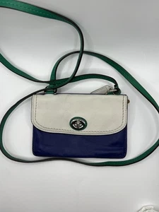 Cartera Cartera Coach Crossbody Park azul francés bloques de colores Dylan - Imagen 1 de 13