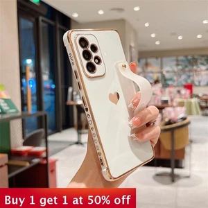 For Samsung Galaxy S25 Ultra S24 S23 S22FE A54 A55 Shockproof Cover Wrist Strap - Picture 1 of 11