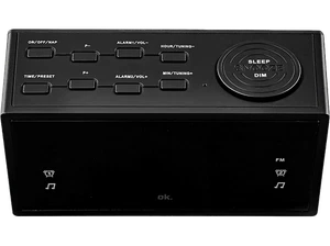 Radio despertador - ok. OCR 310, Pantalla LED de 1.2 '', 2 Tipos de Alarma, Radi - Imagen 1 de 3