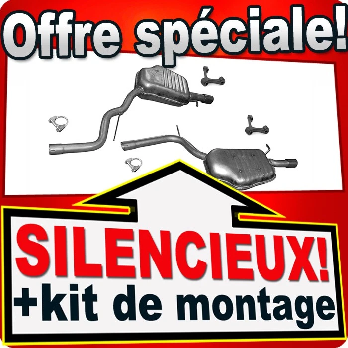 Échappement pour AUDI A4 B6 2.5 TDI BERLINE BREAK CABRIO - Photo 1/1