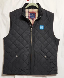 Brooks Brothers Weste Herren L schwarz gesteppt Puffer Full Zip Preppy hat Logo - Bild 1 von 10