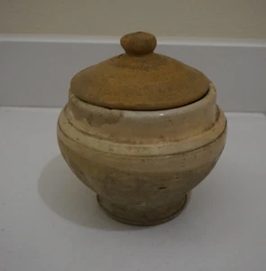 Antica lievitiera rustica Grottaglie Puglia ceramica popolare terracotta vaso 2 - Foto 1 di 5