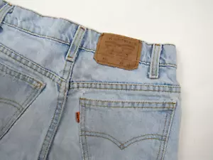 Vtg 90s Levi 550 Orange Tab Student Fit Denim Jeans USA Made Measure 26 x 27 - Picture 1 of 18