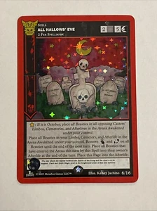 MetaZoo 30th Anniversary All Hallows’ Eve Full Holo 6/16 quasi nuovo - Foto 1 di 8