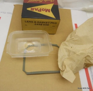 NOS MoPar 1964 Dodge 330 440 Polara CLEAR BACKUP LENSE R/L   pn 2448656 - Picture 1 of 3