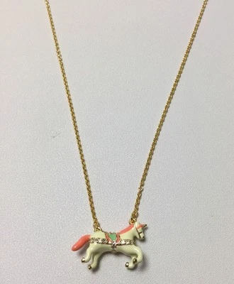 Kate Spade New York Carnival Nights Unicorn Mini Pendant Necklace New - Image 1 of 4