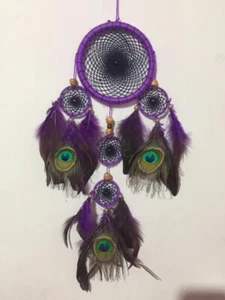 Dream catcher decoration with natural features perfect for home and car - Picture 1 of 7