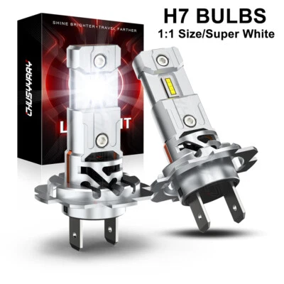 Kit de reemplazo de bombilla de faro LED H7 2 piezas para Hyundai Tucson 2016-2020 haz bajo Foto 1 de 4