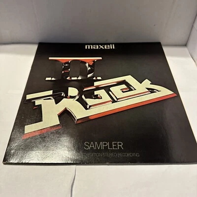 THE MAXELL ROCK II SAMPLER 1980 LP Gatefold Album Vinyl Record : VG+/EX - Image 1 of 4