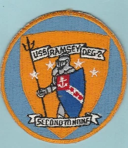 Vietnam vintage USN US Navy USS Ramsey DEG-2 destroyer patch - Picture 1 of 2