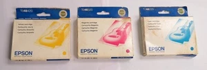 Set Cartucce Stampante Epson Magneta Giallo Ciano Scaduto 2008 e 2009 COSÌ COM'È  - Foto 1 di 3