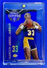 Kareem Abdul Jabbar 2014-15 Totally Certified Platinum Mirror Blue /74