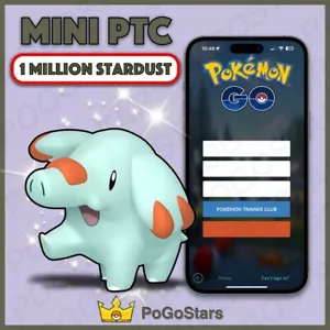 Pokémon PTC Go - Shiny Phanpy - 1M Stardust✨Read Description✨ - Picture 1 of 1