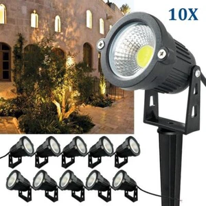 10X LED Landscape Spotlights 12volt 5W Low Voltage Cool/Warm White Path IP65 - Picture 1 of 12
