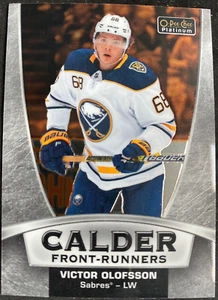 2019-20 O-Pee-Chee Platinum Calder Front Runners #CF3 Victor Olofsson Buffalo - Picture 1 of 2