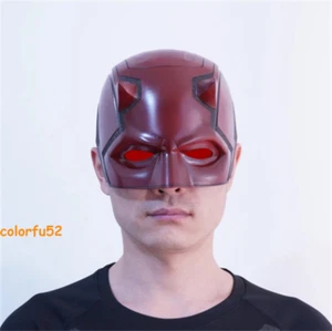 Daredevil Matt Murdock Cosplay Helmet Mask 1: 1 Wearable 3D Printed Red Helmet - Picture 1 of 9