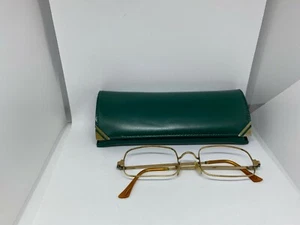 Vintage Rectangular Eyeglasses Gold Frame HUD US 1/20 12K GF 5 ½ - Picture 1 of 5