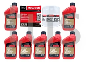 Full Synthetic Motorcraft Oil Change kit 2002 Ford F250 Super Duty 5.4L V8 - Picture 1 of 2