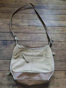 Tignanello Tan Brown Crossbody Travel Purse - Picture 1 of 6