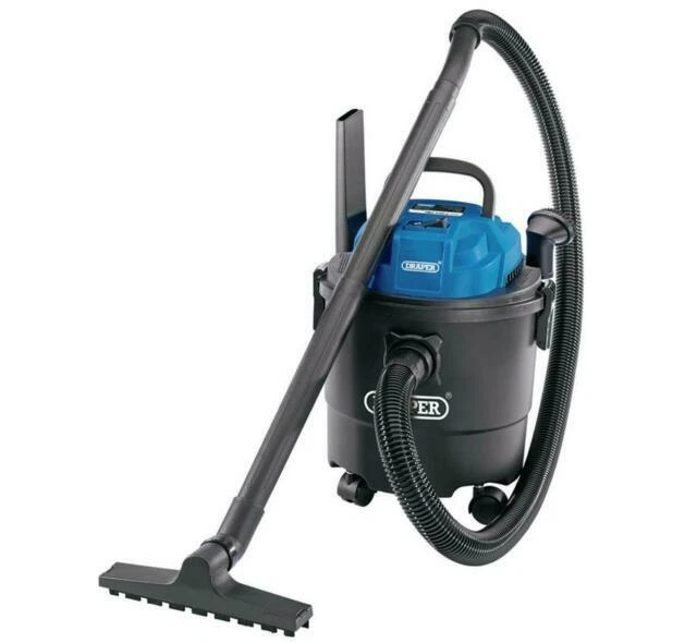Draper WDV15P Blue/Black Wet and Dry Vacuum Cleaner
