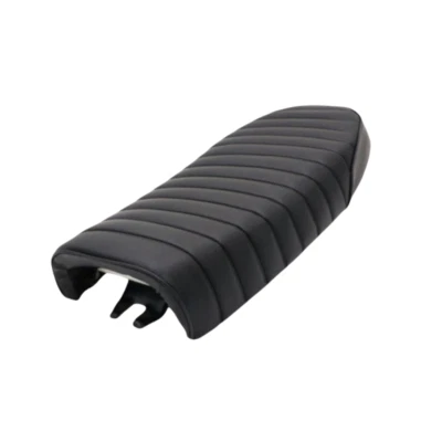 Asiento retro negro vintage para Honda Kawasaki Suzuki Yamaha BMW Custom Café Racer Foto 1 de 4