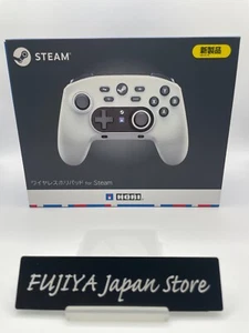 Wireless Hori pad Controller for Steam Shiny White HPC-066 Japan New - Picture 1 of 10
