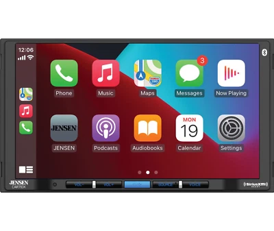 CAR710X Jensen 7" In Dash Media Receiver CarPlay & Android Auto, Bluetooth No CD - Image 1 of 4