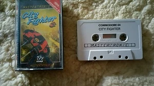 City Fighter Video Game Cassette Commodore 64 C64/C128 💜💜💜 FREE POST - Bild 1 von 2