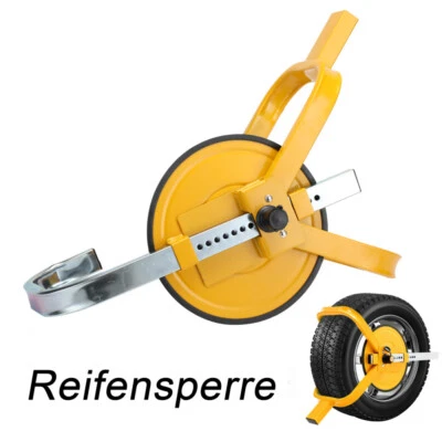 Wegfahrsperre Radkralle Parkkralle Reifenkralle Diebstahlsicherung Radsicherung - Bild 1 von 4