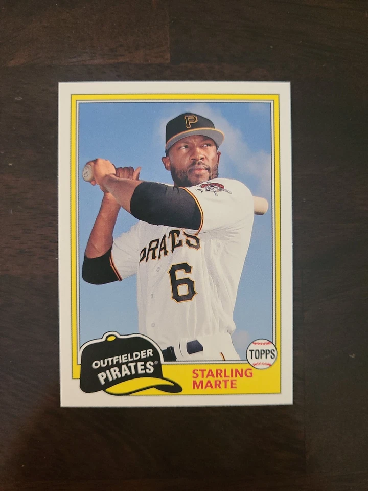2018 Topps Archives Starling Marte #208 Pittsburgh Pirates - Image 1 of 1