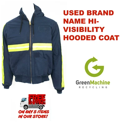 Used Hi-Visibility Reflective Coat Brand CARHARTT Cintas Redkap, Unifirst, G&K - Image 1 of 2