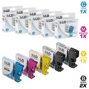 LD Comp Brother LC65 5pk HY LC65BK LC65C LC65M LC65Y 5890 5895 6490 6890 - Foto 1 di 7